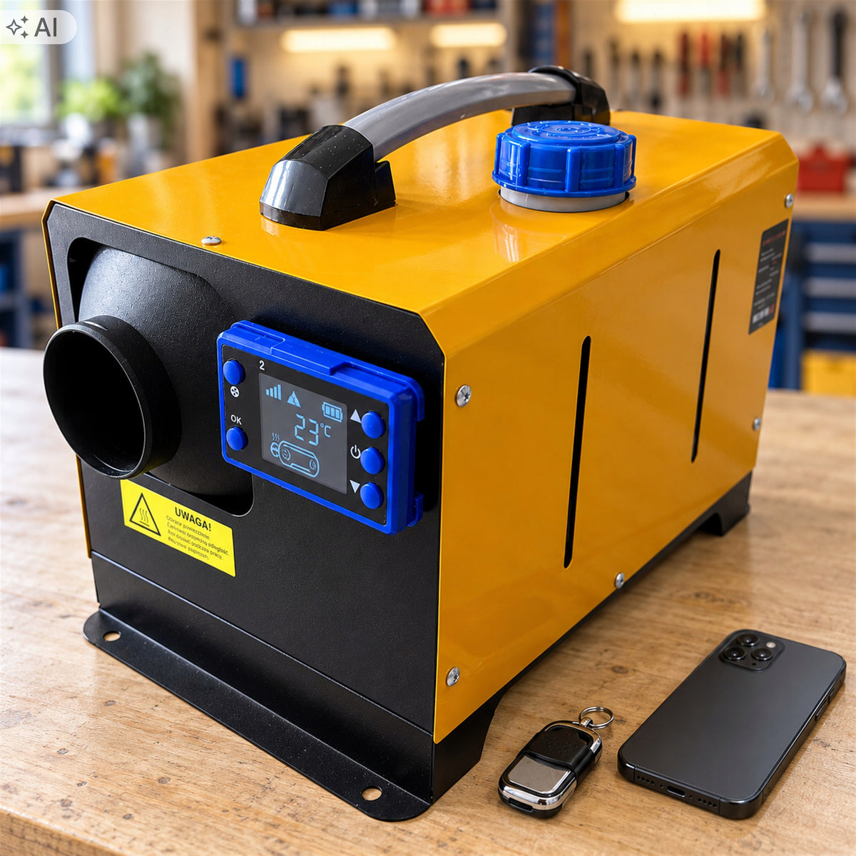 Oil Blower Combustion Heater for Garage 8kW Webasto 12/230V BT Packaging status original