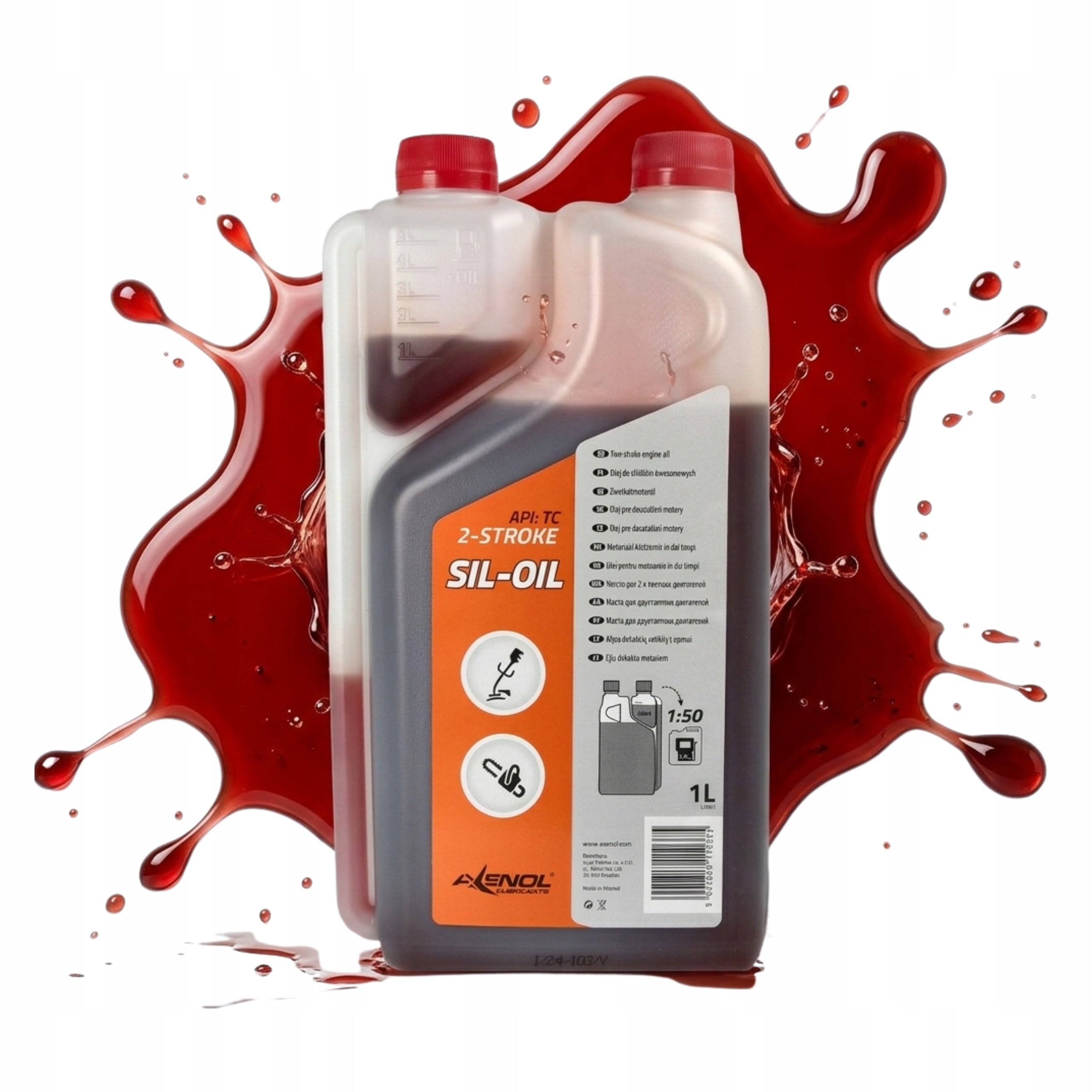 Oil For Combustion Scythe Lawn Mower Saws 1L Two-stroke Stihl Fuel Blend