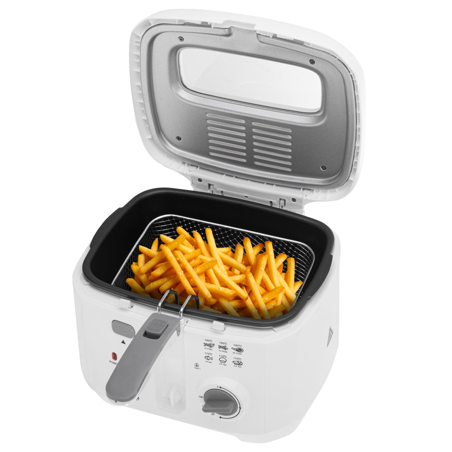 Oil Fryer 2,5L Compact Fryer 1800W Crispy Fries MESKO Packaging status original
