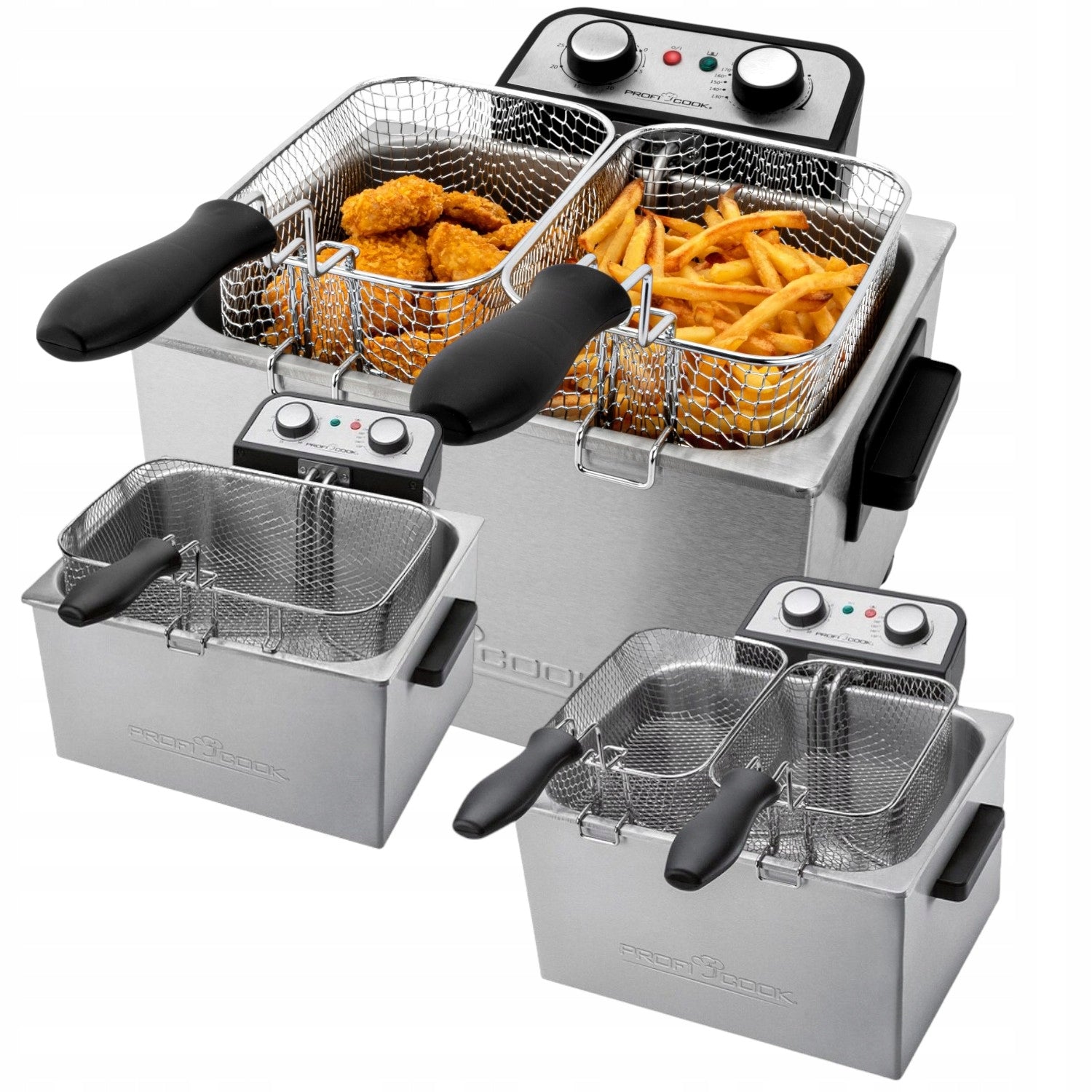 Oil Fryer LARGE DOUBLE 5L TRADITIONAL AIR FRYER 3000W STRONG Manufacturer code 1038
