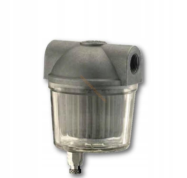 Oil-Fuel Filter FAG Pass-through with Drain Valve 2 x 3/8"GW Manufacturer code OF010PL-BV