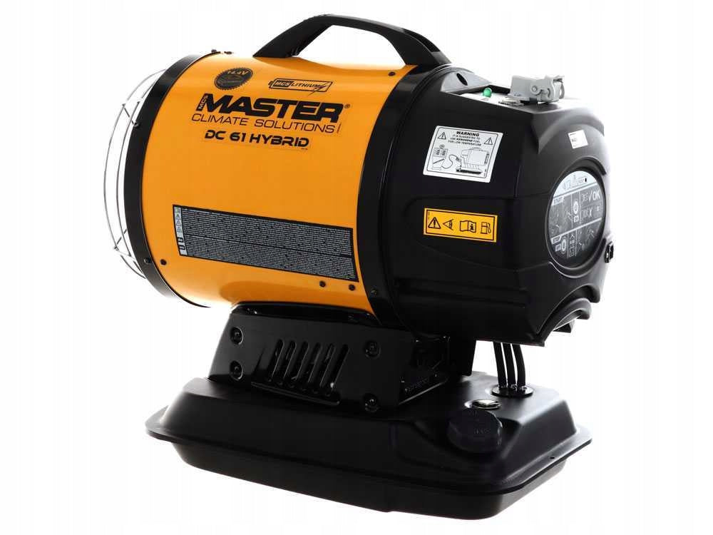 Oil Heater 17kW Master DC 61 Infrared Diesel Hybrid 4011.200 Brand Master