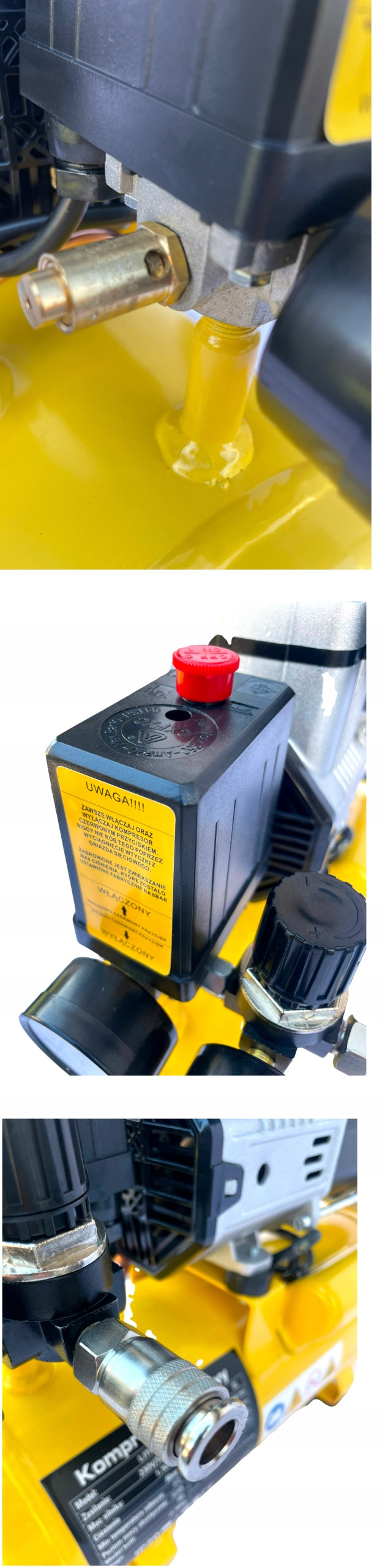 Oil-free COMPRESSOR 6L air compressor quiet 2 pistons Wiking Polska Brand Wiking Polska