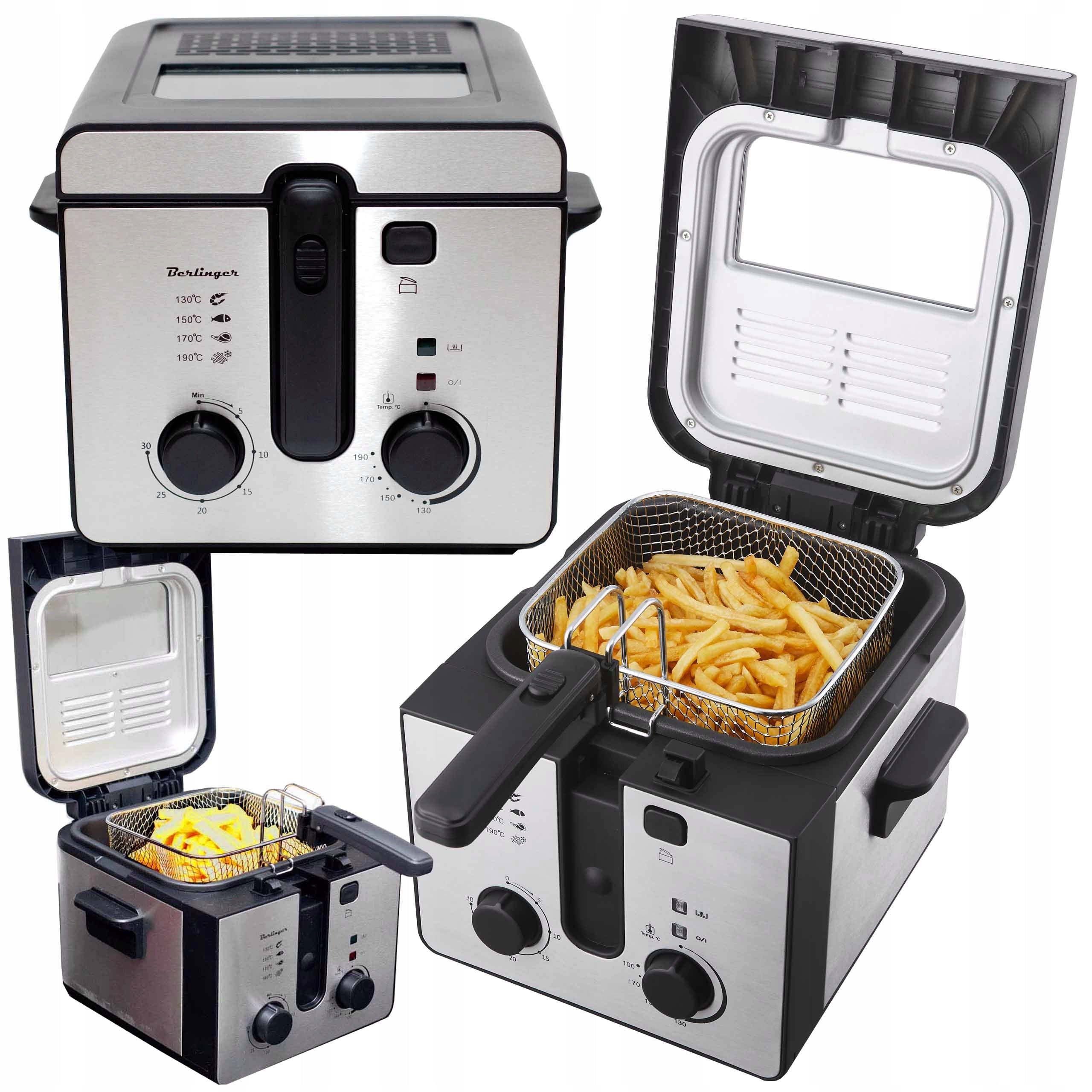 Oil fryer 1850W air fryer | timer large capacity thermostat