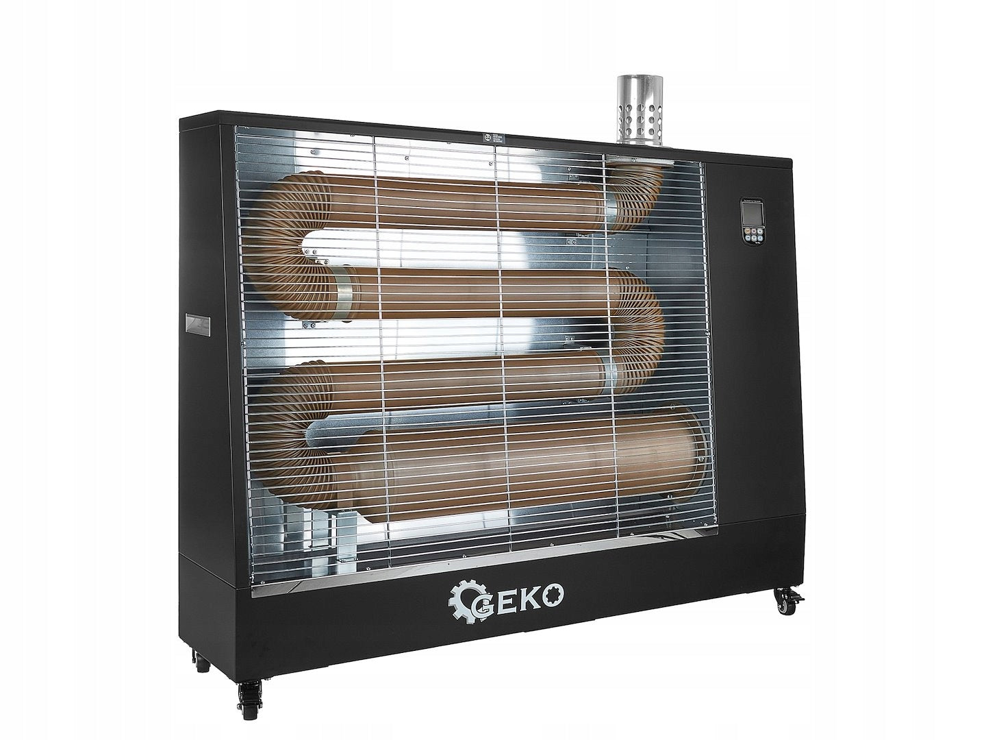 Oil heater 16kW 230V infrared 16kW LCD remote control pipe for exhaust gases Brand Geko