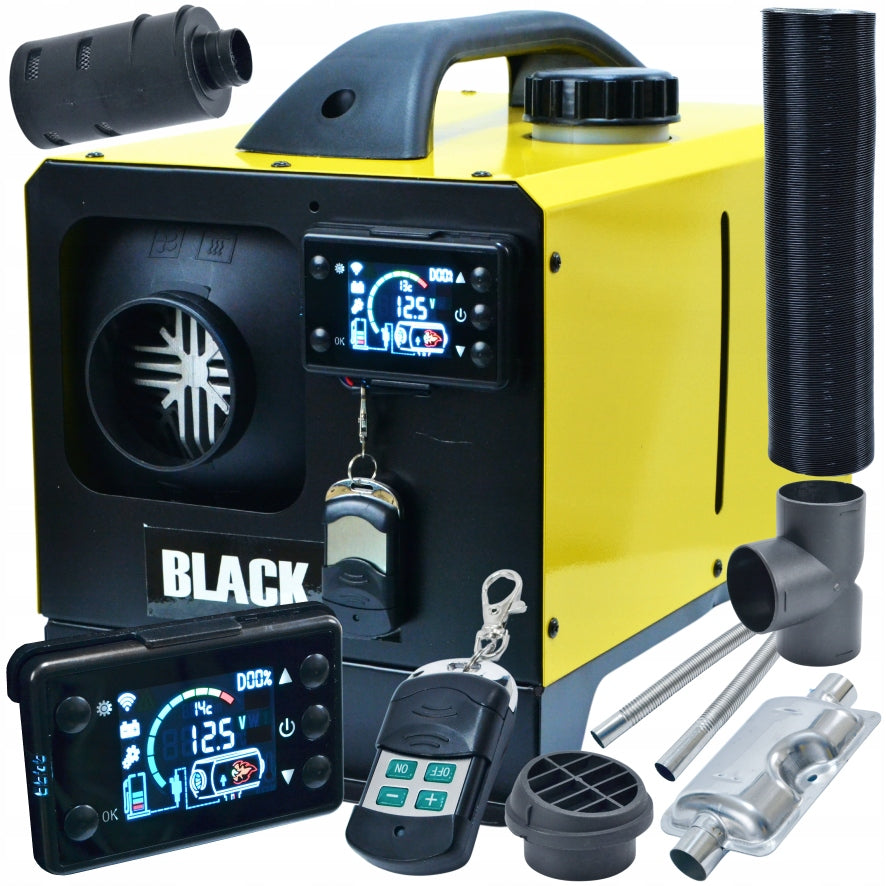 Oil heater Black 8 kW