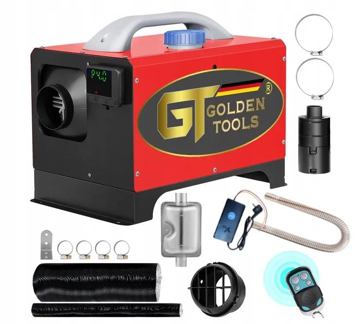 Oil heater webasto 230/12V Golden Tools 12kW POWERFUL REMOTE CONTROL SET Packaging status original