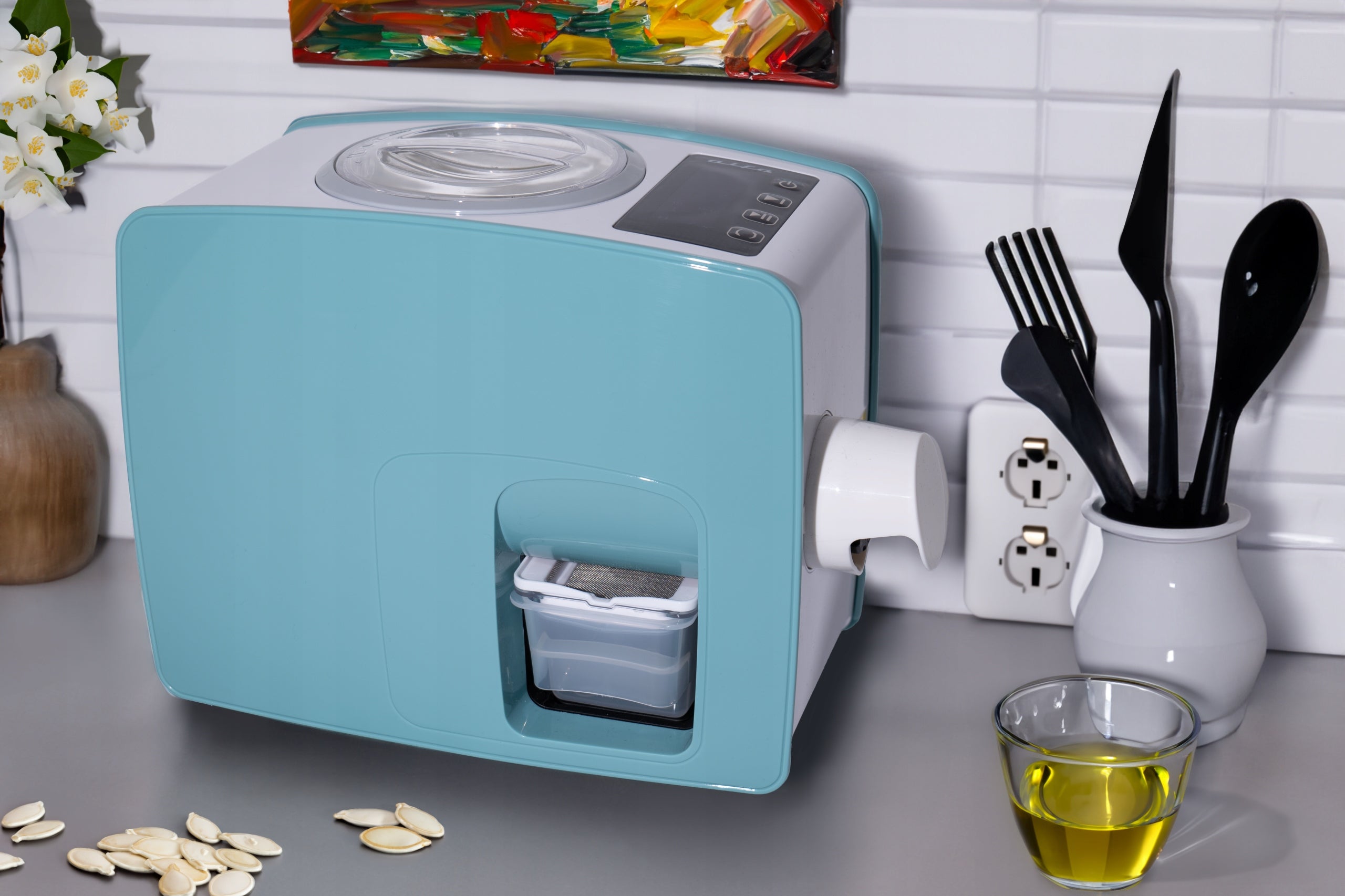 Oil press Alfa turquoise