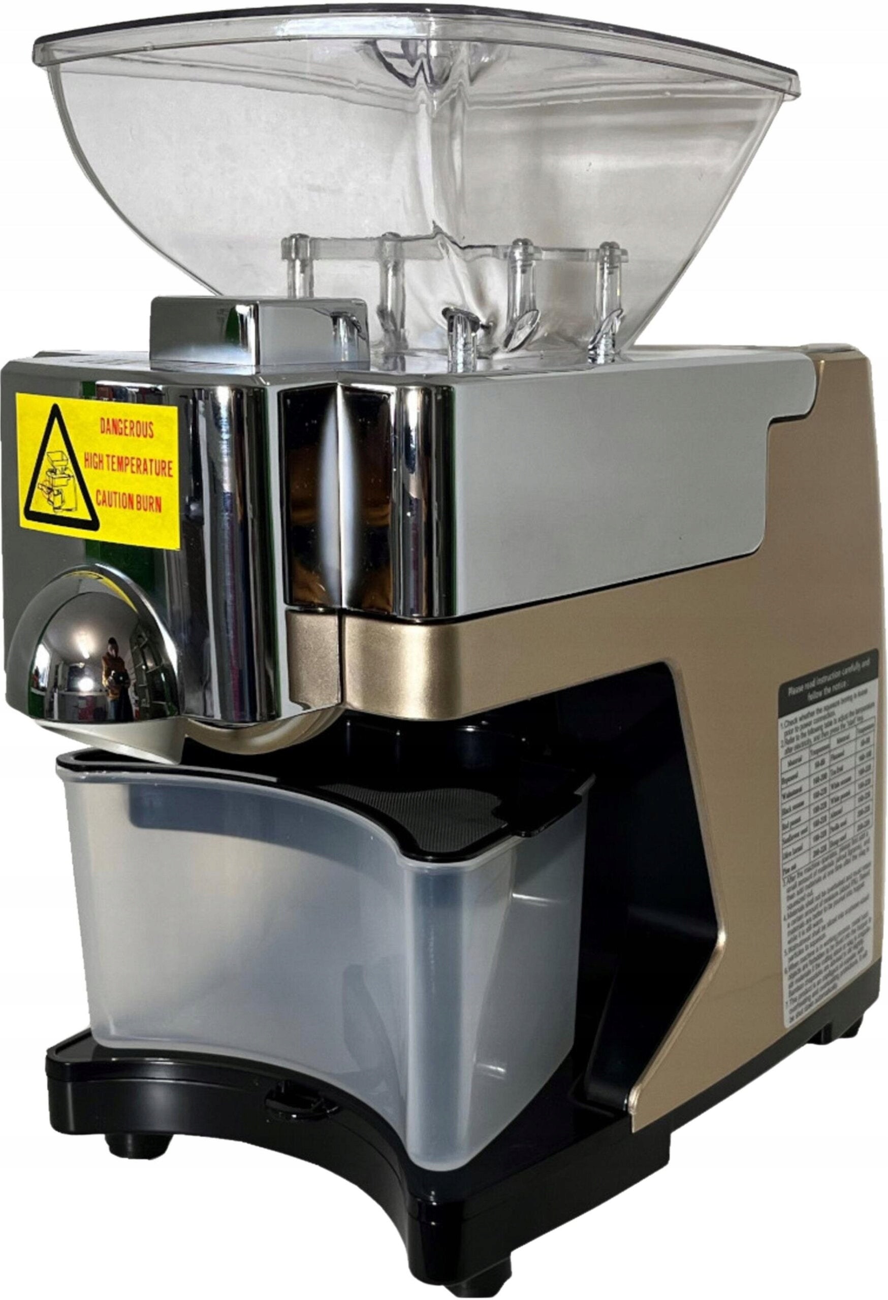 Oil press WENON Premium Plus Gold Brand Venom
