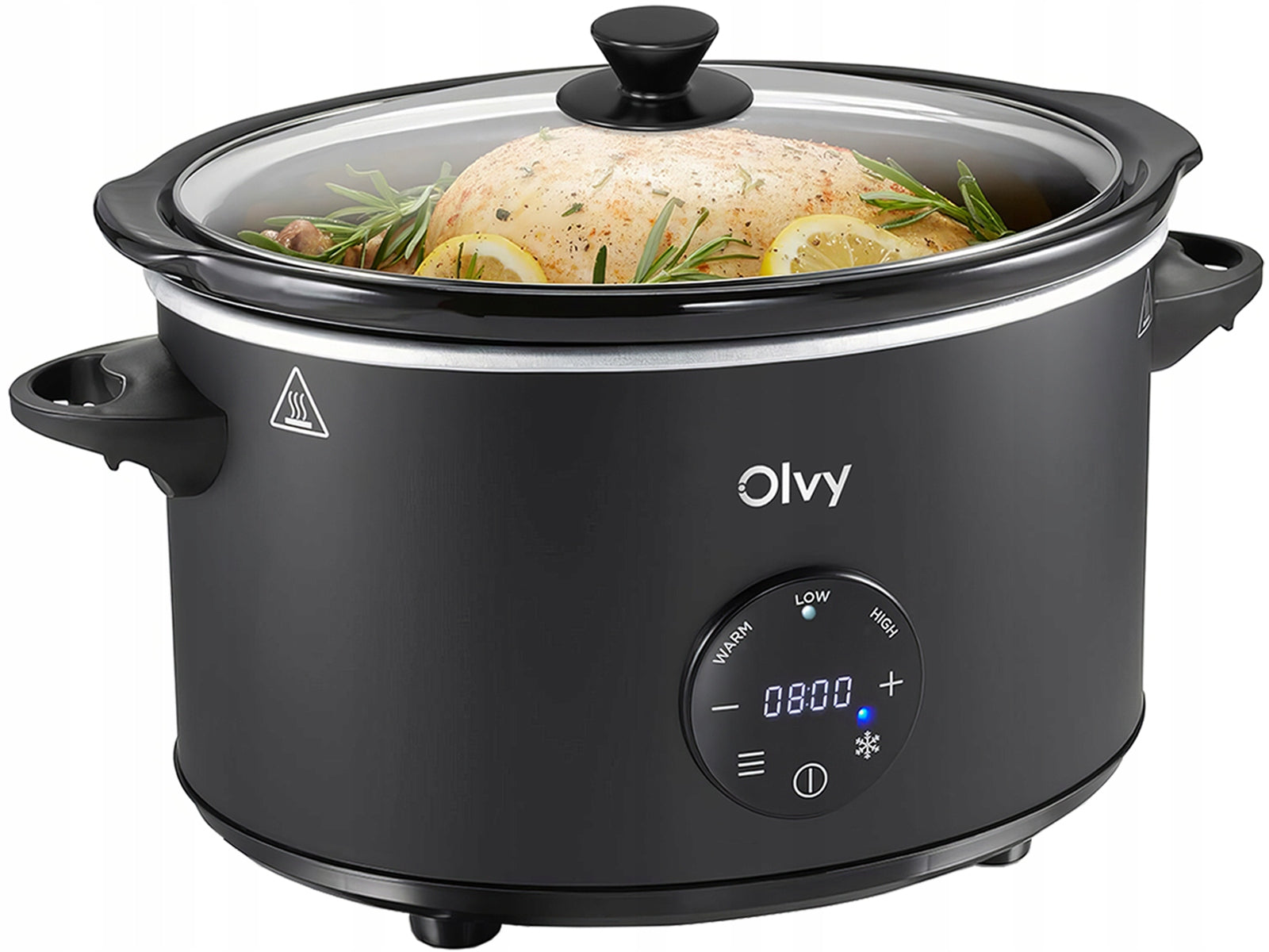 Olvy Slow Cooker Pro Wolnowar 6L z Programatorem LCD Timer 295W