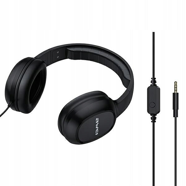 On-ear headphones AWEI GM-6 Jack 3.5mm Black Manufacturer code Awe000110