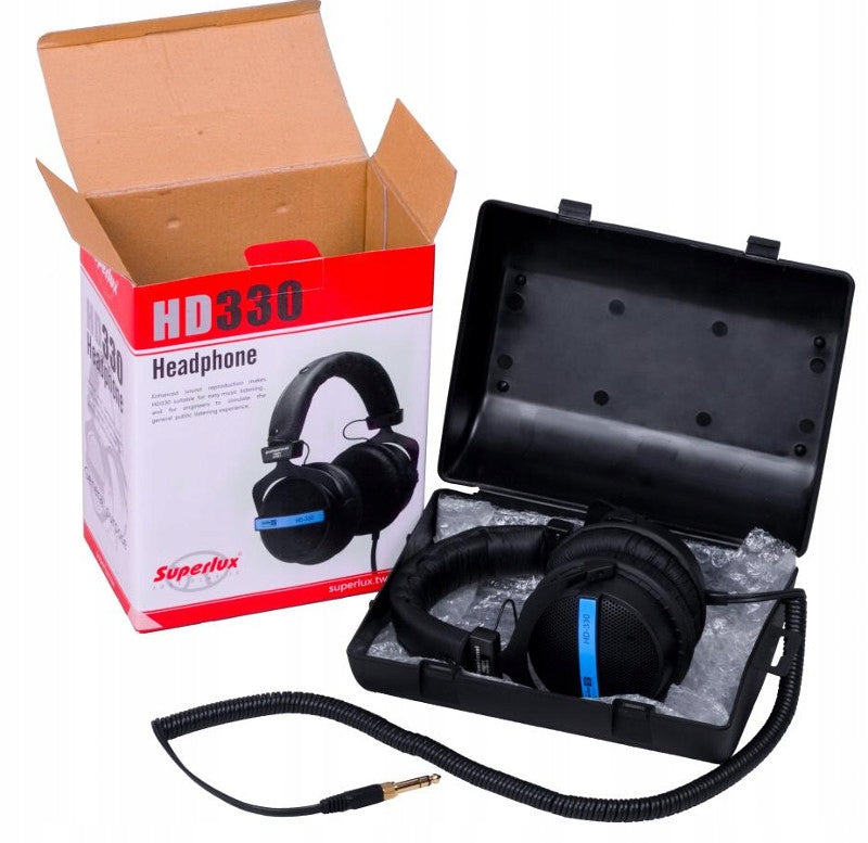On-ear headphones Superlux HD330 Studio Semi-Open + CASE