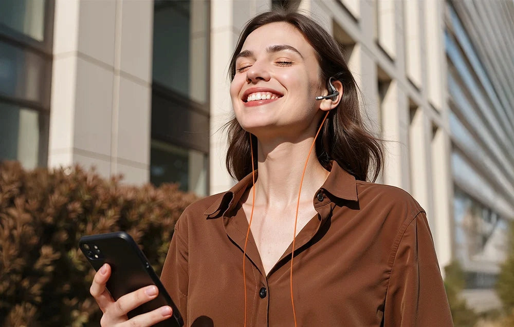 OneOdio OpenRock Link 10 Wired In-Ear Headphones Open-Ear USB-C Black Manufacturer code 6974028141851