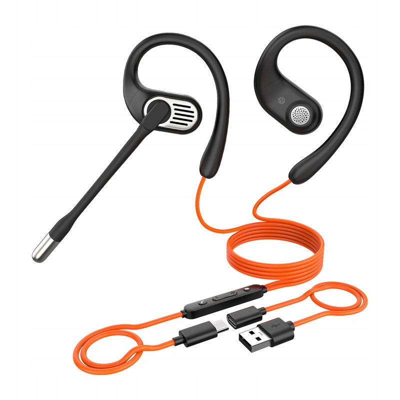 OneOdio OpenRock Link 10 Wired In-Ear Headphones Open-Ear USB-C Black
