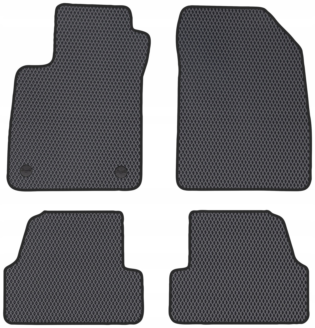 Opel Mokka X 2016-2019 EVA Rugs BLACK Manufacturer Max-Dywanik