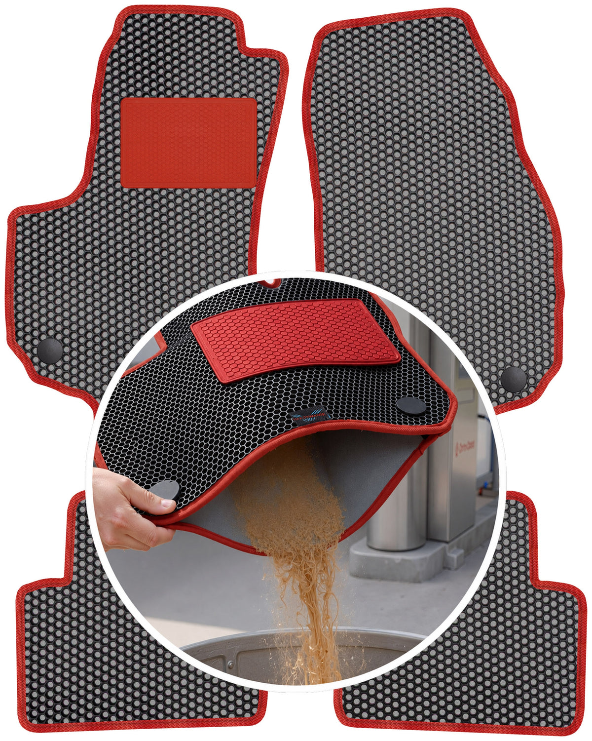 Opel Zafira B 5os 2005-2014 EVA SMART POCKET Rugs Packaging status original