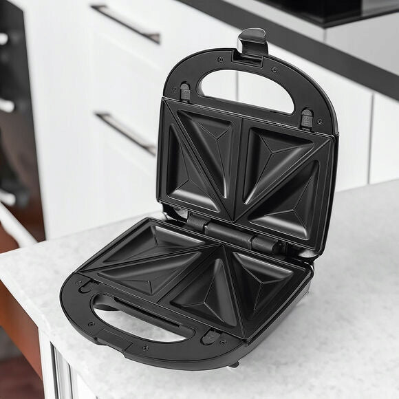 Opiekacz 3w1 z wymiennymi tackami grill tosty 850 W Hoffen gofrownica Dominant color black