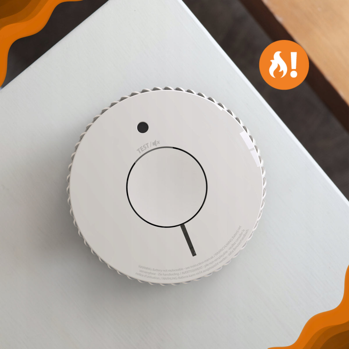 Optical Smoke Sensor FA6120-INT FireAngel Fire Detector for Room Manufacturer code FIRE ANGEL
