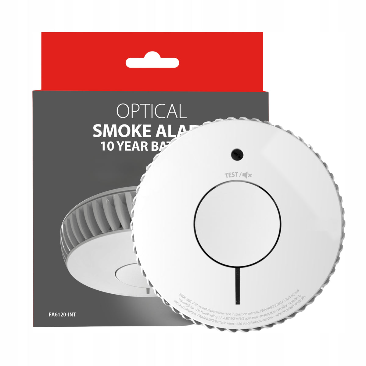Optical Smoke Sensor FA6120-INT FireAngel Fire Detector for Room