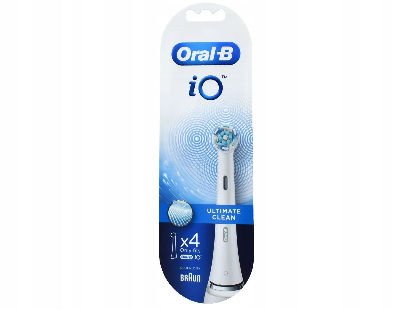 Oral-B iO Ultimate Clean 4-Pack Brush Tips - White Manufacturer code 12394