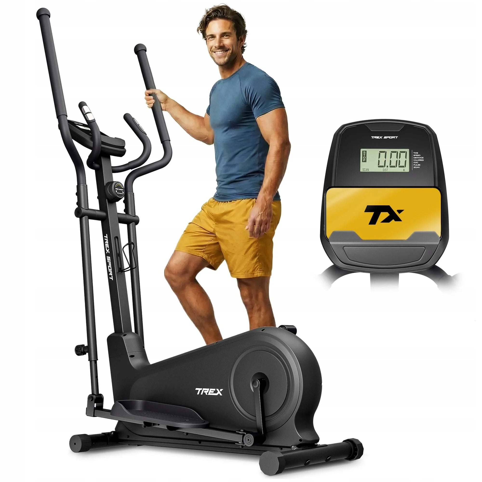 Orbi-trek Magnetic Training Elliptical Trainer 120kg SINER Trex Sport