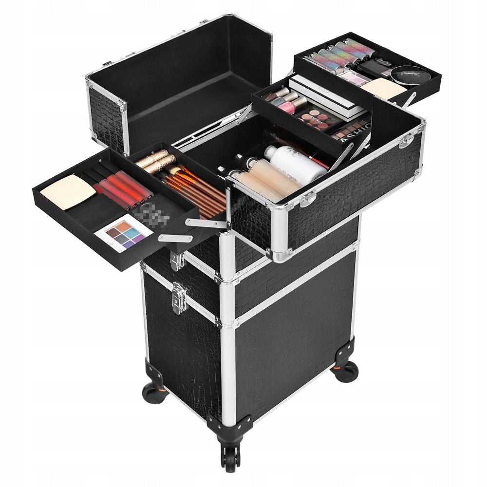 Organizer Cases Cosmetic Suitcase On Wheels