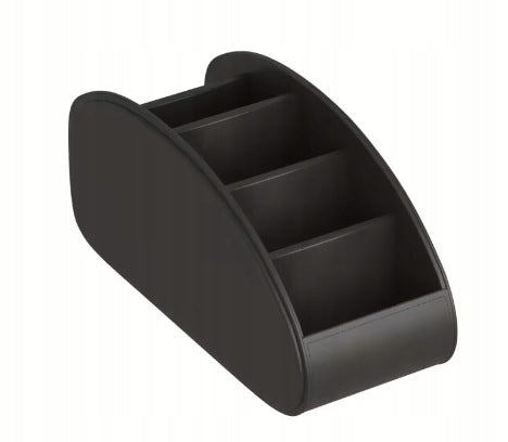 Organizer elegant remote control container 5 compartments black Manufacturer code 2603110