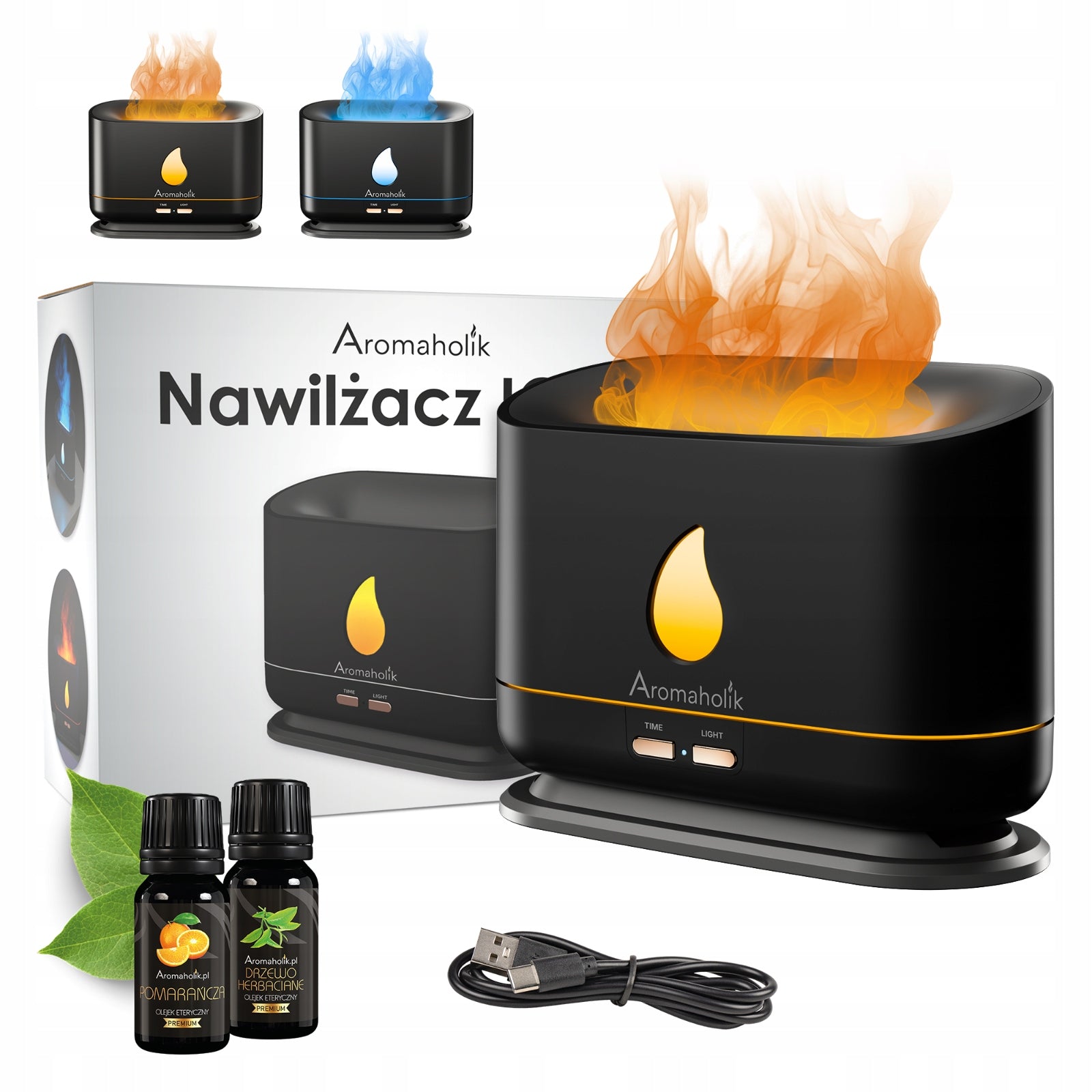 Original Air Humidifier with Fire Effect | VERSION 2026 | 2 COLORS