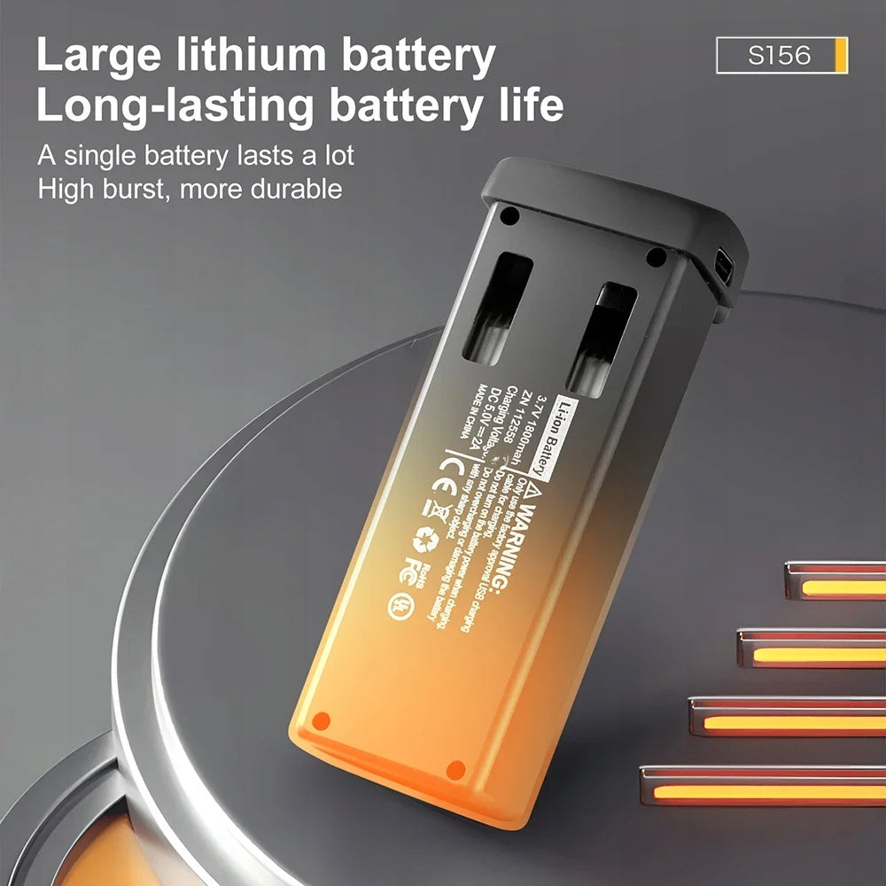 Original Battery 3,7V 1800mAh Drone S156 Orange Packaging status original