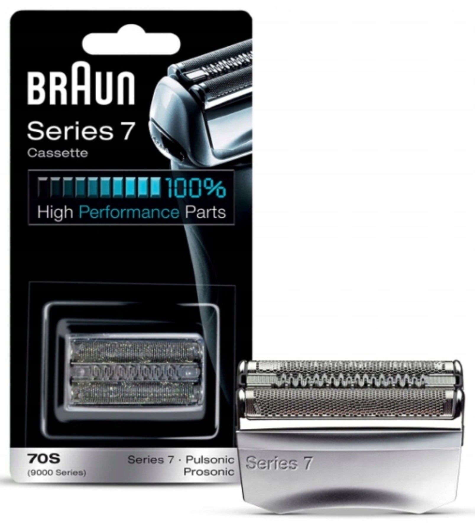 Original Braun Series 7 70S head Pulsonic Prosonic cassette 9000 Packaging status original