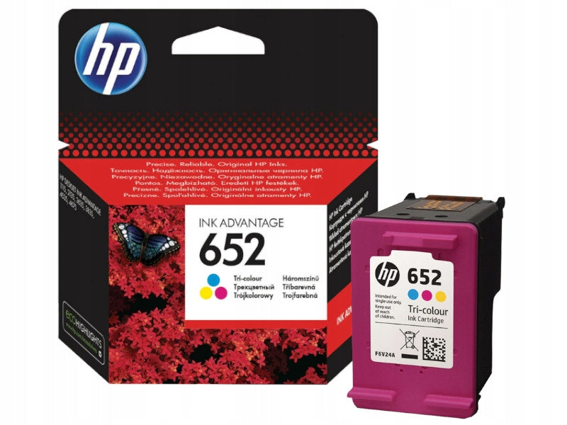 Original Ink HP F6V24AE 652 INK Advantage Colour