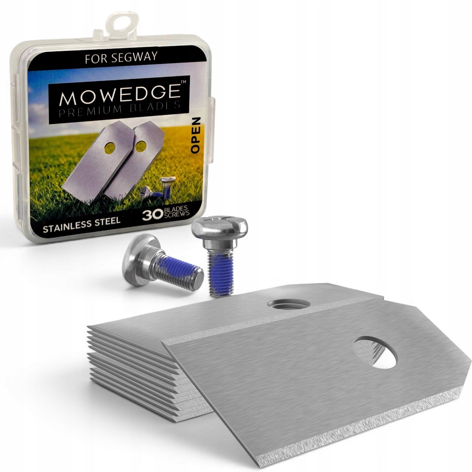 Original MOWEDGE knives for SEGWAY Navimow mowing robot 30pcs + screws Packaging status original