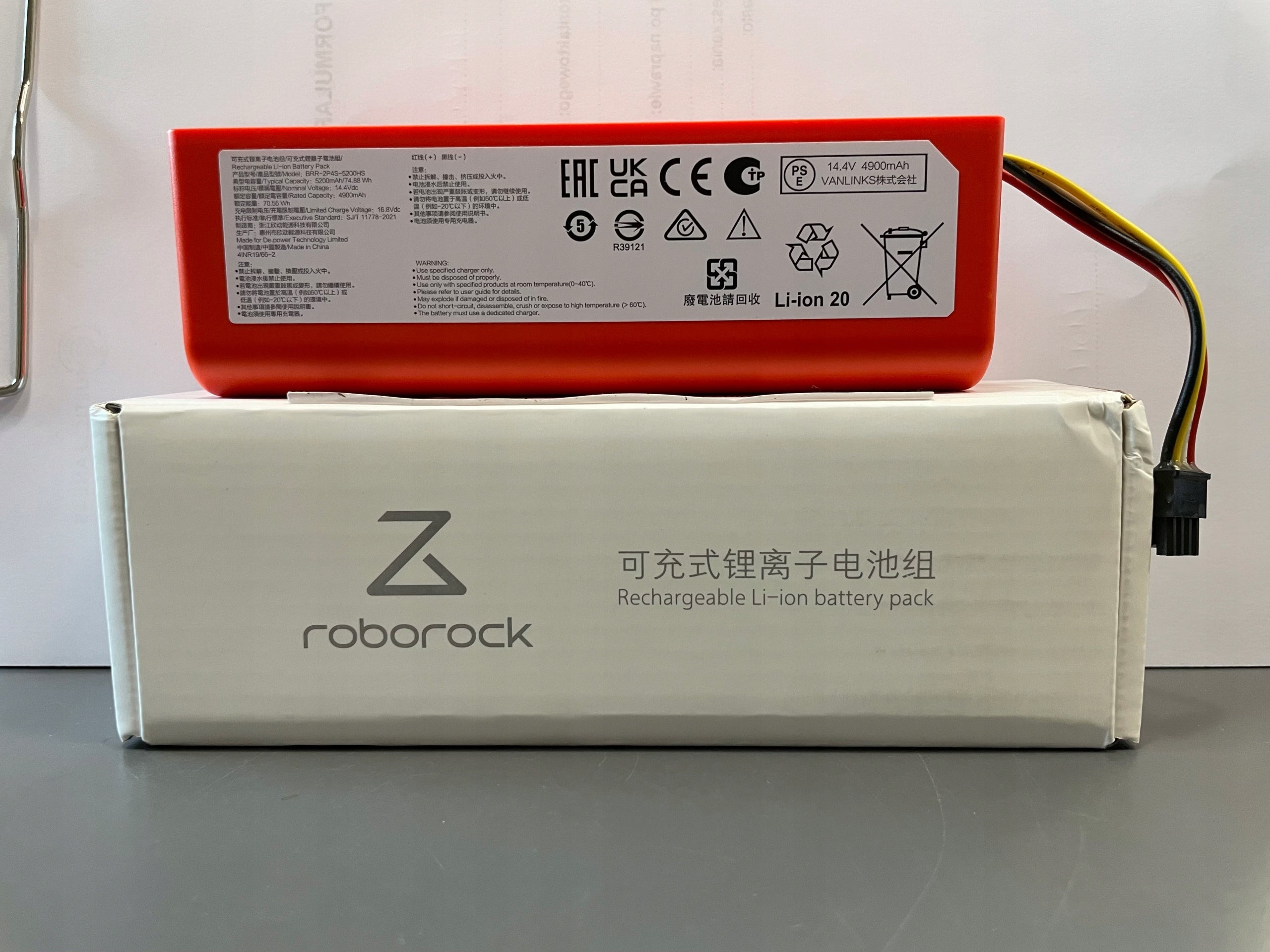 Original Roborock S8 S8+ S8 Pro Ultra Q Revo Q Revo MaxV Q5 Q7 battery Manufacturer code Roborock s8