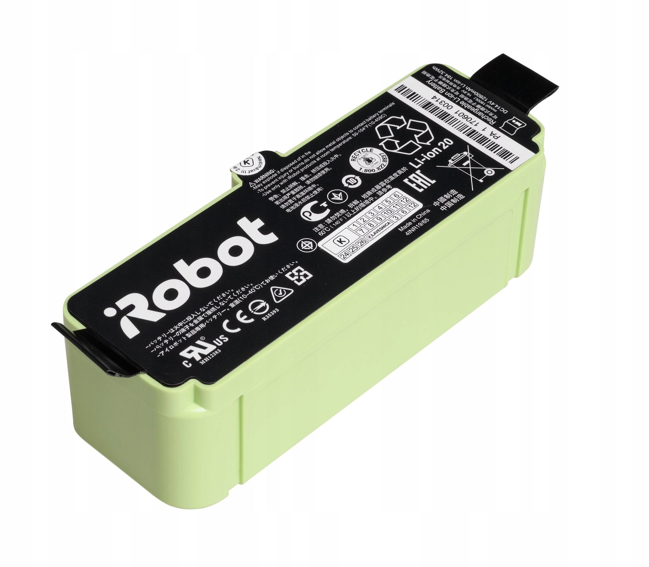 Originál batéria pre iRobot Roomba, Kapacita: 5200 mAh Packaging status original