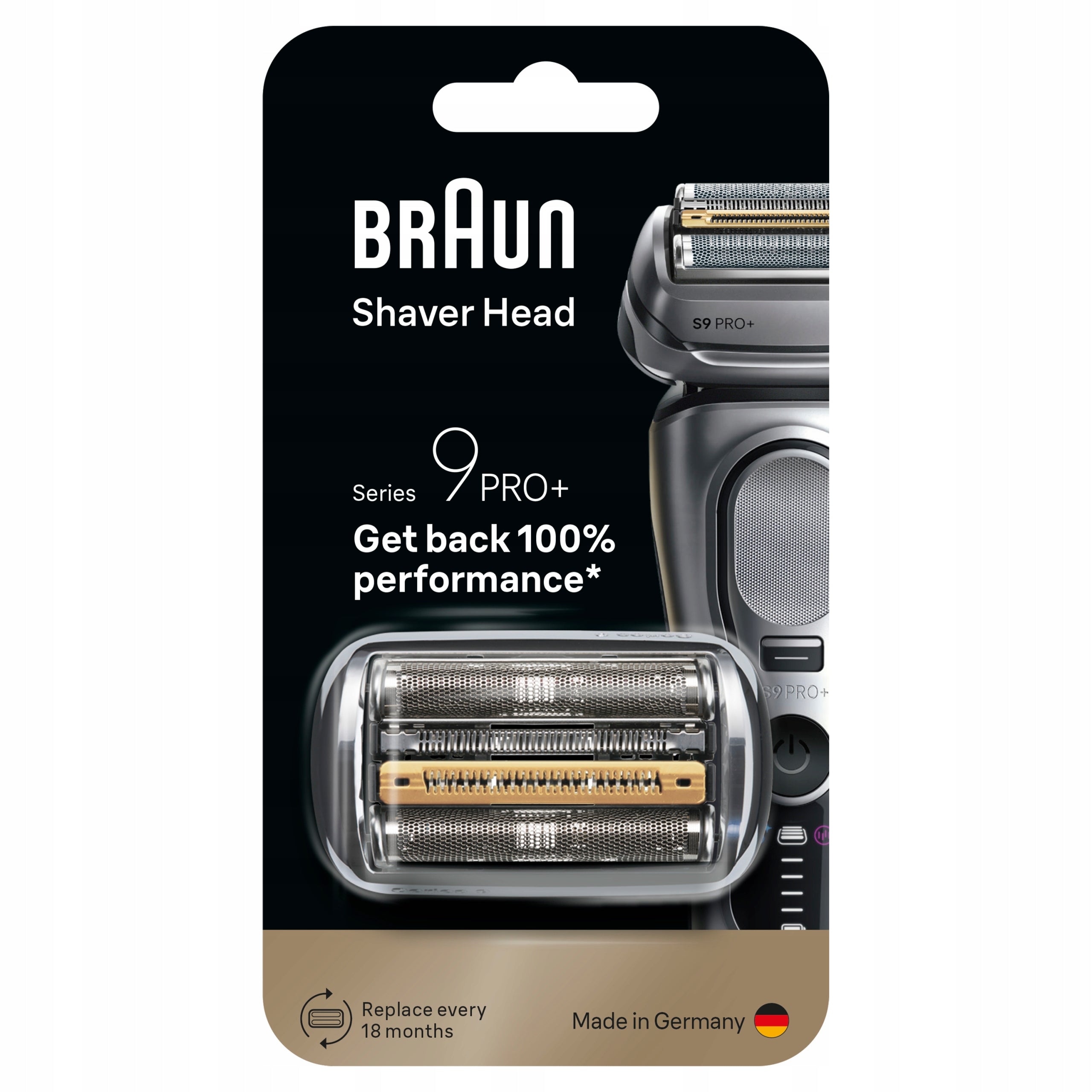 Original head for Braun Series 9 Pro+ silver 96M shaver