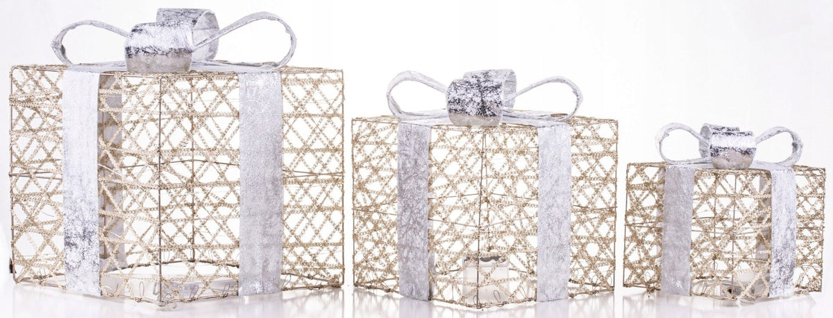 Ornament Gift Led Set 3 Pcs. Brand Artpol