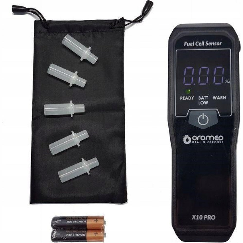 OroMed X10 PRO breathalyzer Packaging status original