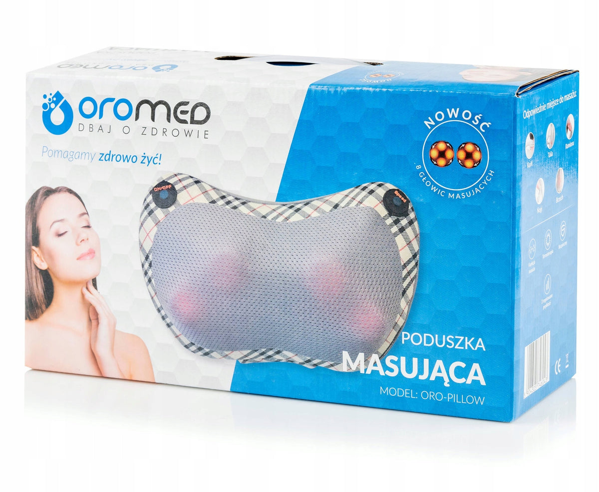 Oromed Shiatsu Massager Massage Pillow Massaging Neck Back Body Color other