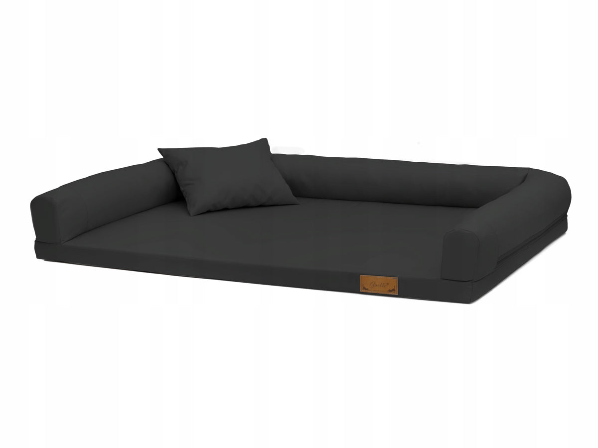 Orthopedic bed for big dog Lucky "XXL" 145x105 couch - graphite