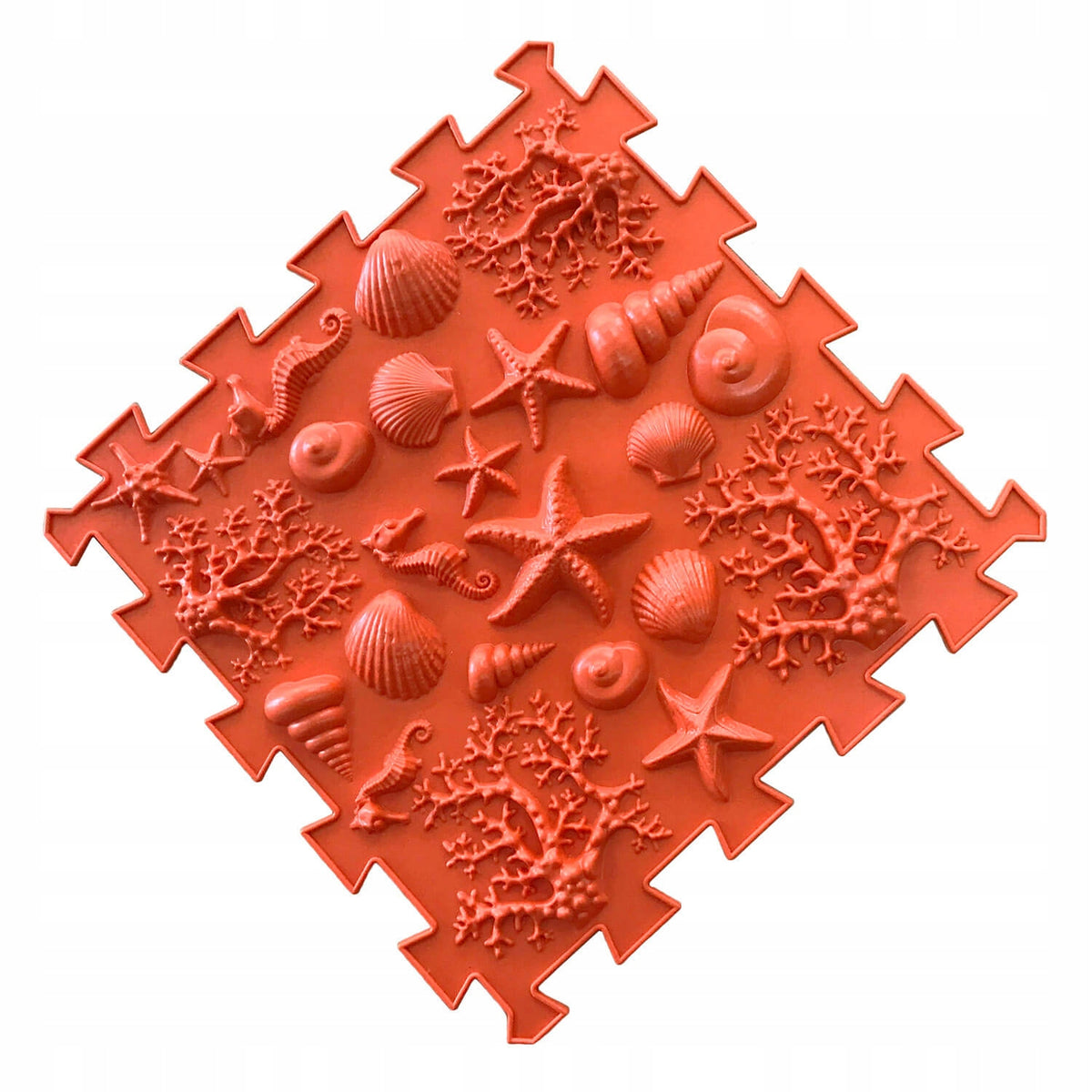 Orthopedic massage mat Ortho Puzzle "Sea" - 8 modules, 12 m+ Medical device yes