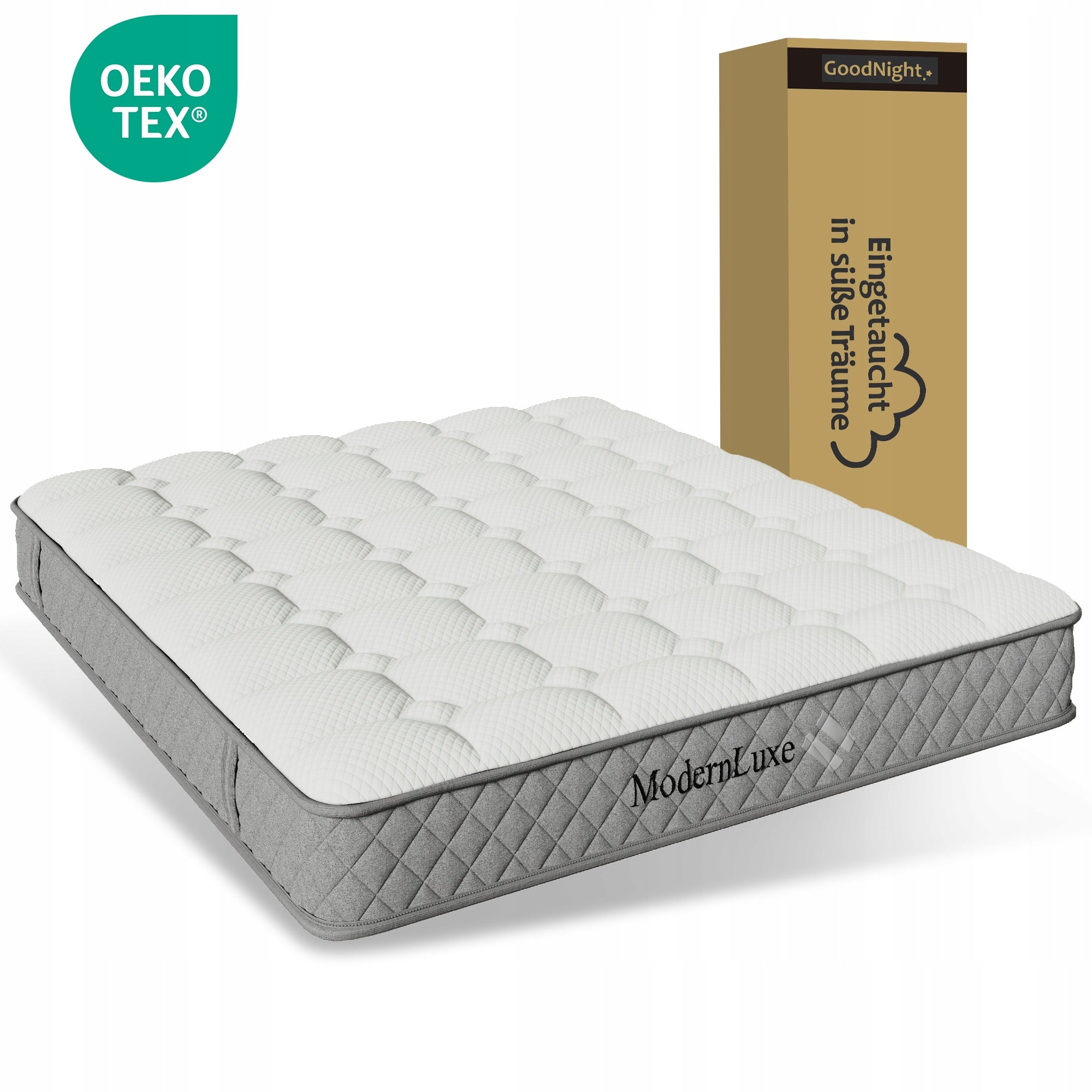 Orthopedic mattress made of cold foam 140x200cm, 7-zone core, hardness H3