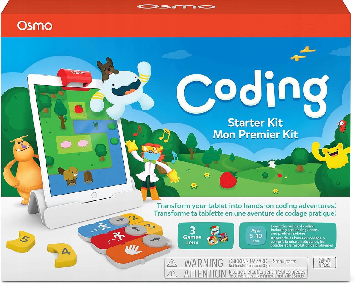 Osmo - iPad Coding Starter Kit - 3 Practical Educational Games