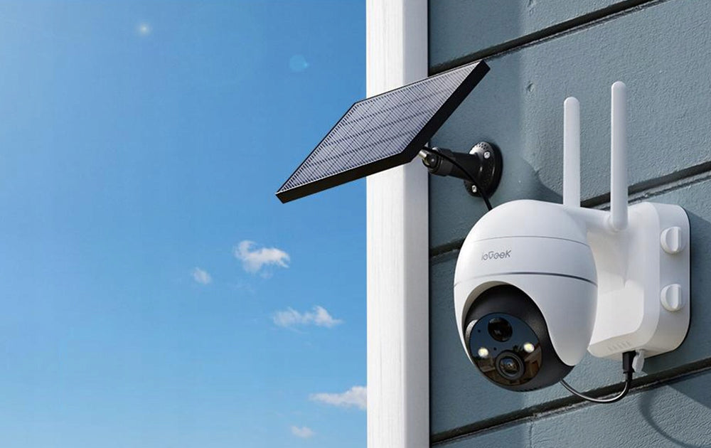 Outdoor Camera Rotating IP WiFi 5MPx 4x ZOOM Solar for 9600mAh Batteries Model ZS-GX4S 5MP Biały 360° PTZ
