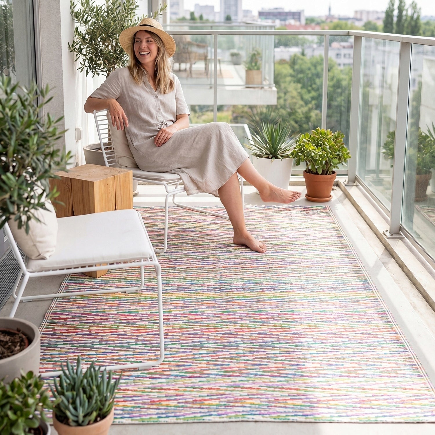 Outdoor Carpet for Terrace 150x200 Waterproof Terrace for Balcony Manufacturer code EF0597