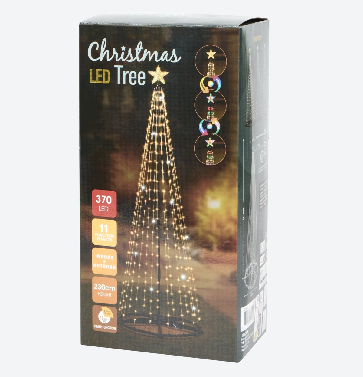 Outdoor Christmas Tree 370 LED 230 CM Manufacturer code 1234