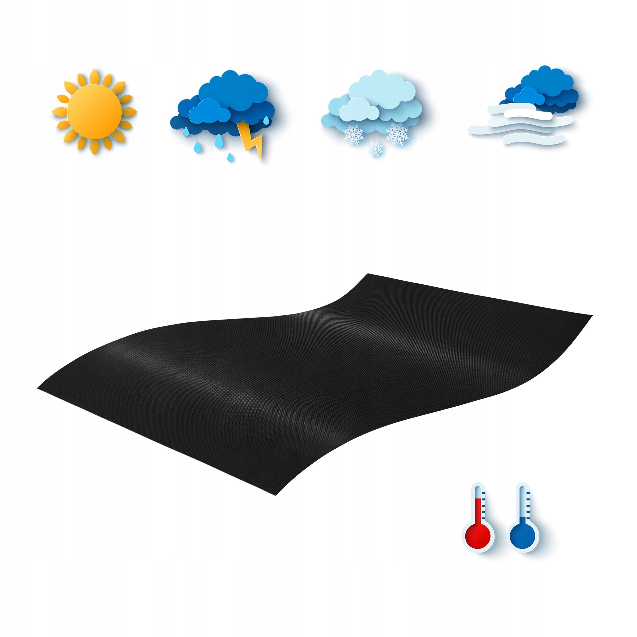 Outdoor Furniture Cover Waterproof Strong For Catering Table 250x210cm Length 250 cm