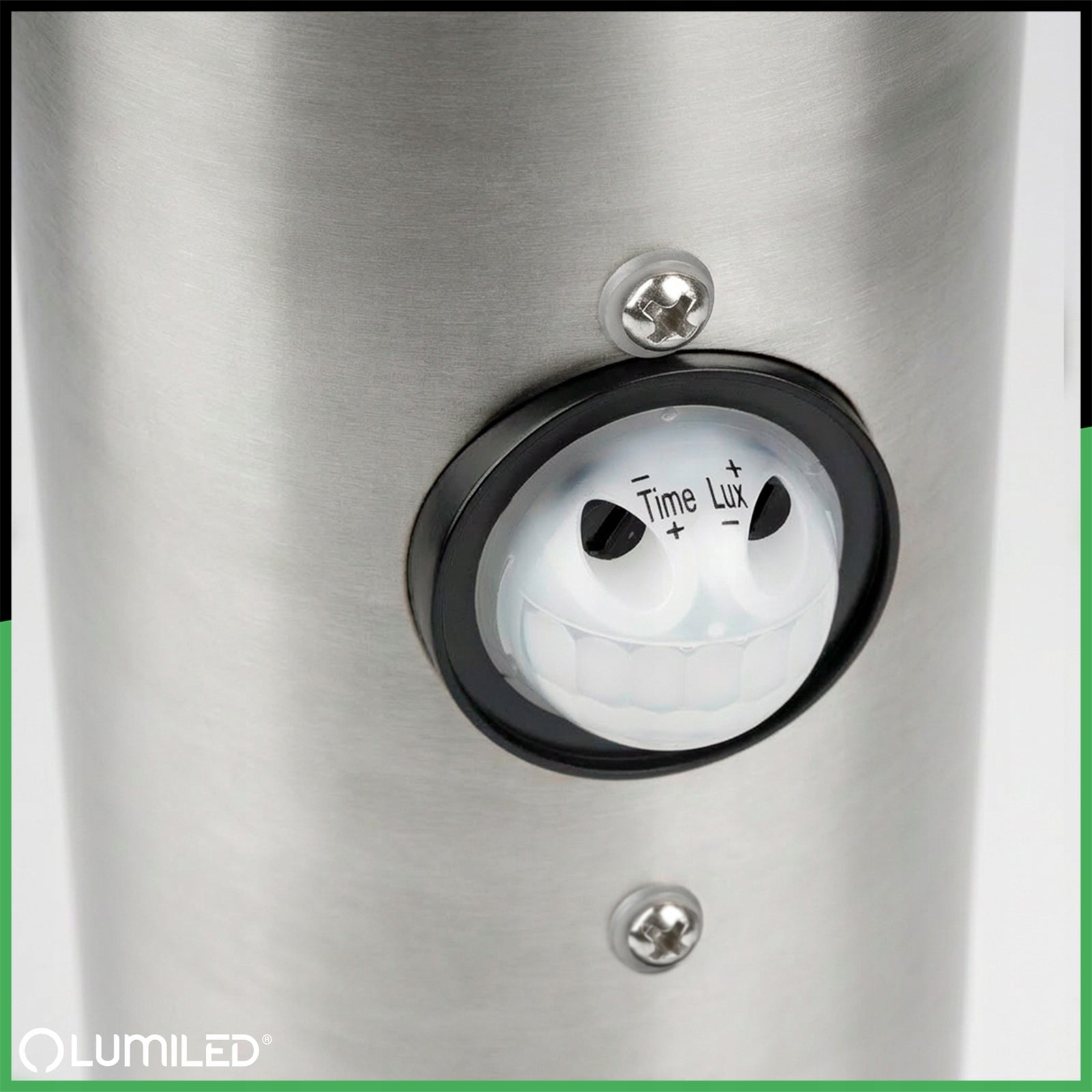 Outdoor Garden Lamp E27 Fixture Post Motion and TWILIGHT Sensor 45cm Product height 45 cm