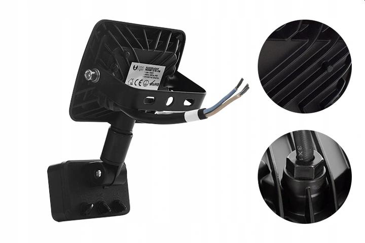 Outdoor Halogen Lamp for Garage 50W IP65 + Detector Color temperature 4500 K