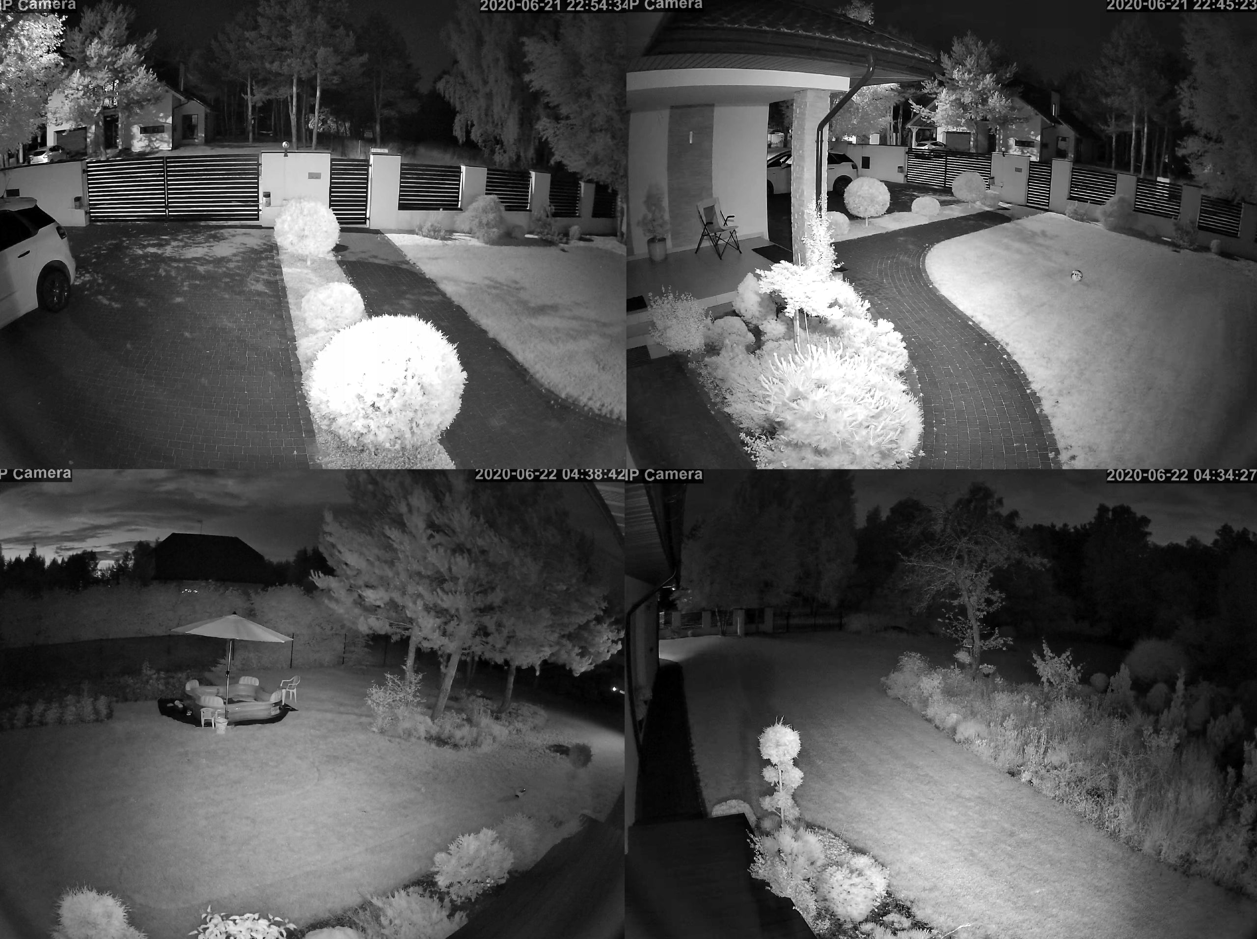 Outdoor IP Camera WiFi 5MPx 5MP Black People Detection, AUDIO Kind external