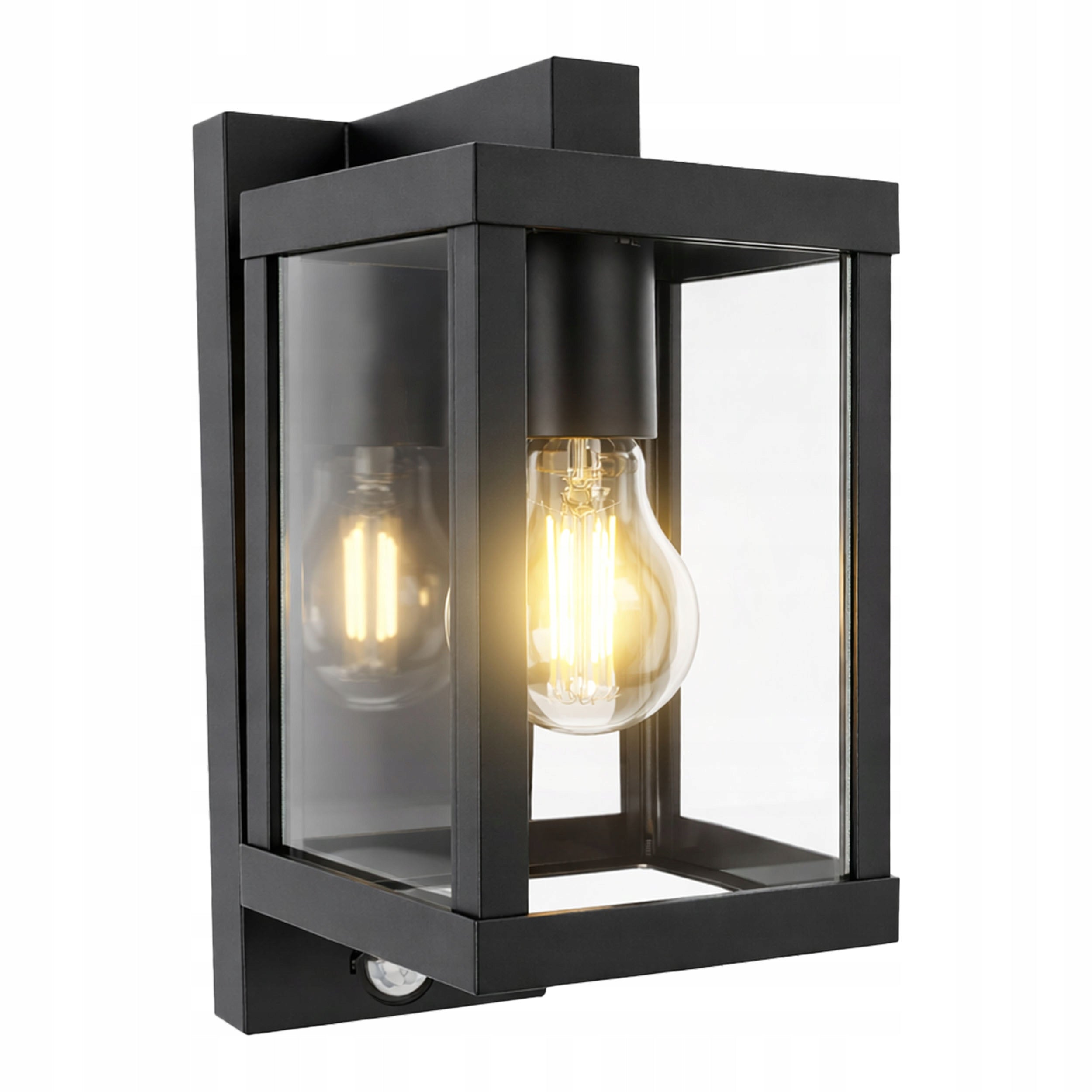 Outdoor LED Facade LAMP Garden Wall Sconce SENSOR Manufacturer code LAMPA ELEWACYJNA LEL-0009 PIR CZARNA